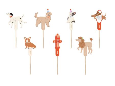 Hunde Party Cake Toppers